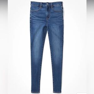 American Eagle Curvy High Rise Jeggings Denim Jeans Size 6